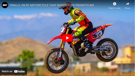 Finally a RC Motorcycle that Works! Losi 1/4 Promoto-MX Motorcycle RTR