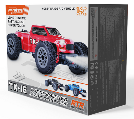 PD Racing RC RTR Brushed Truck TK-16 - 1/16 Item #PD303T Box