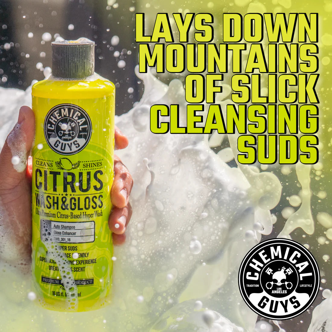Chemical Guys Citrus Wash & Gloss Concentrated Car Wash
