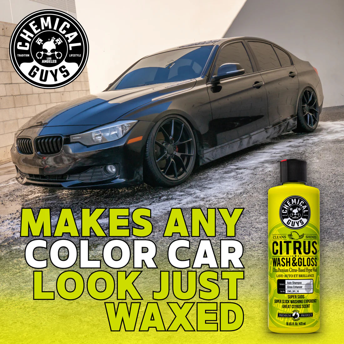 Chemical Guys Citrus Wash & Gloss Concentrated Car Wash