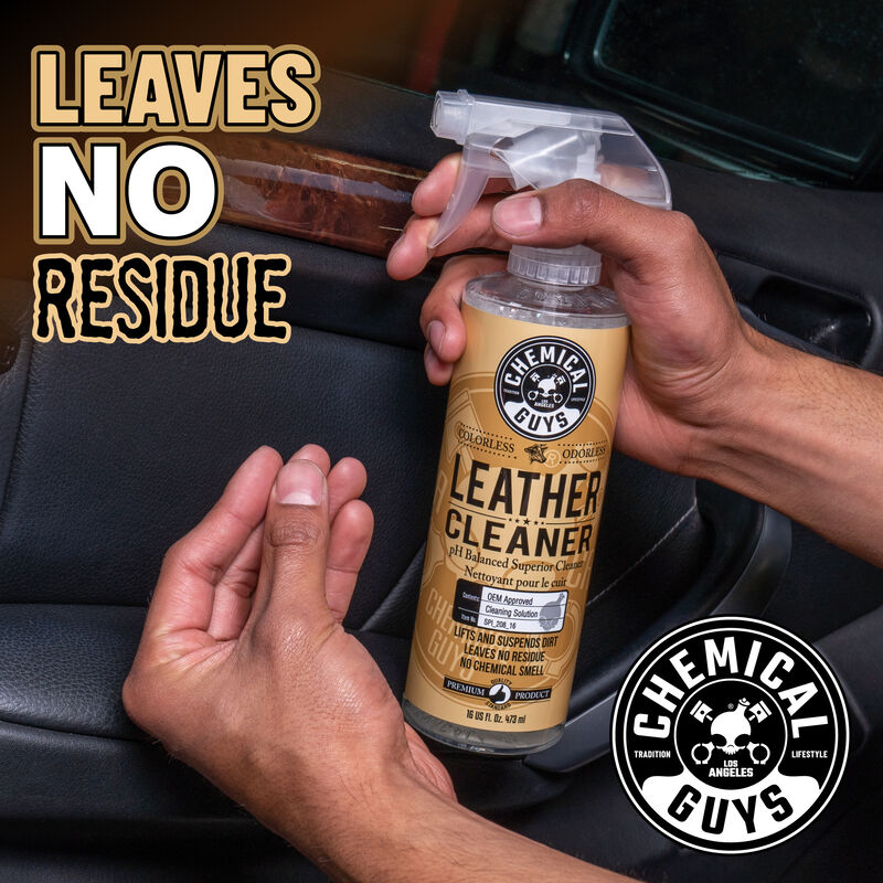 Chemical Guys Leather Cleaner Colourless & Odourless Super Cleaner