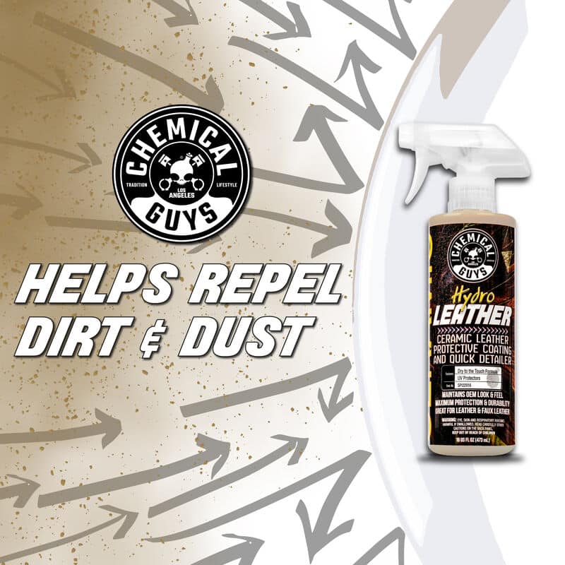 Chemical Guys Hydro Leather Ceramic Leather Protective Coating & Quick Detailer - 16oz