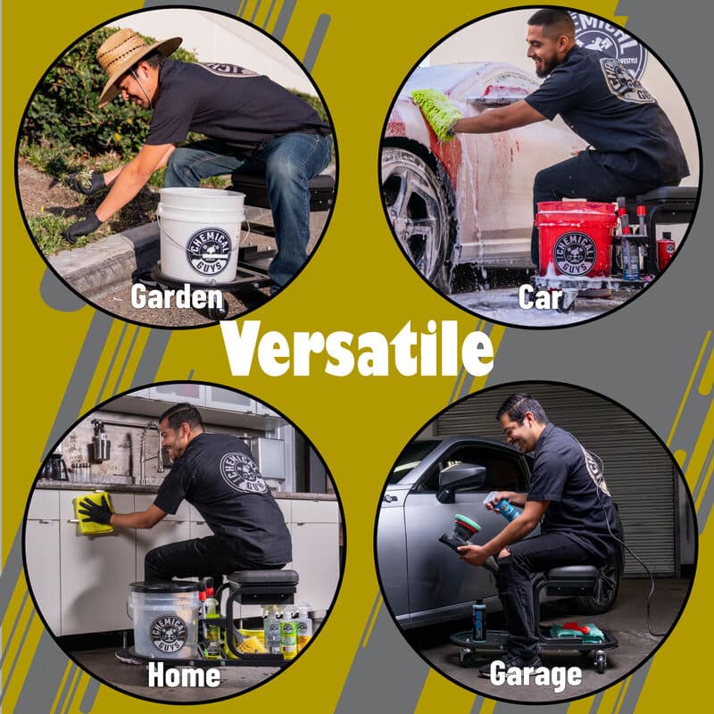 Chemical Guys Soft Stool Ultimate Utility Detailing Cart