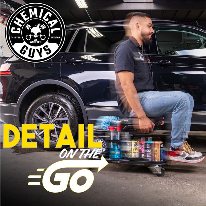 Chemical Guys Soft Stool Ultimate Utility Detailing Cart