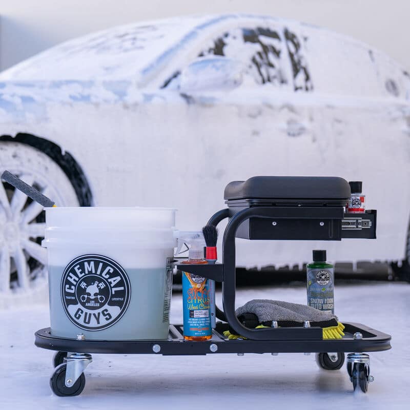 Chemical Guys Soft Stool Ultimate Utility Detailing Cart