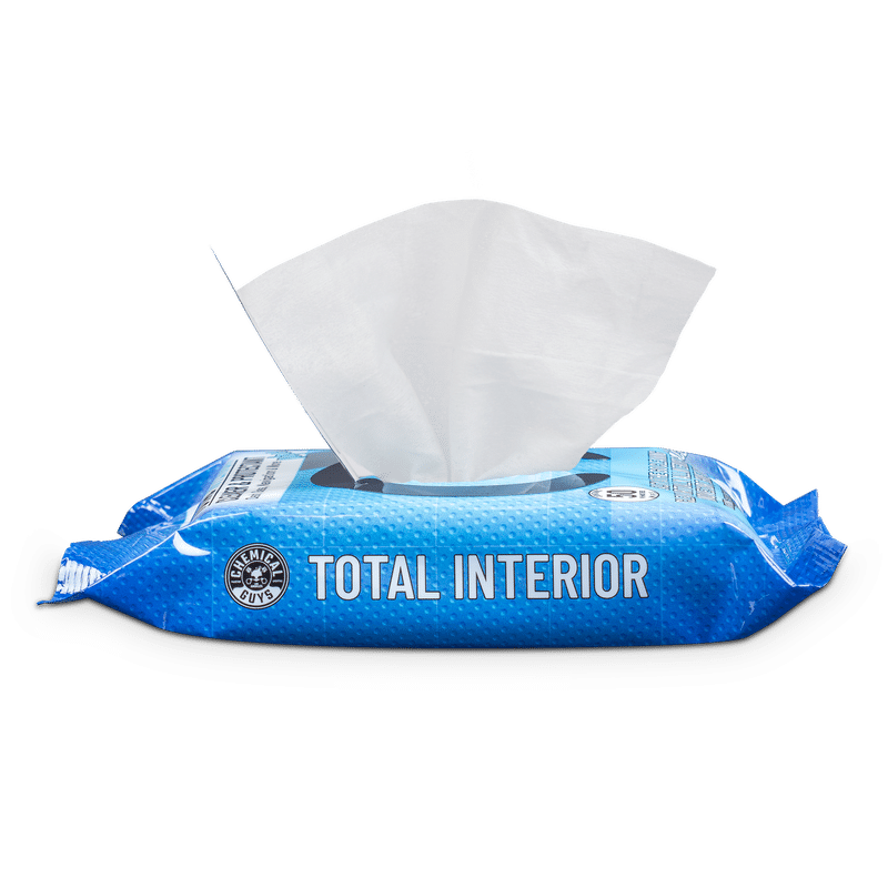 Chemical Guys Total Interior Cleaner & Protectant Car Cleaning Wipes - 50 Wipes