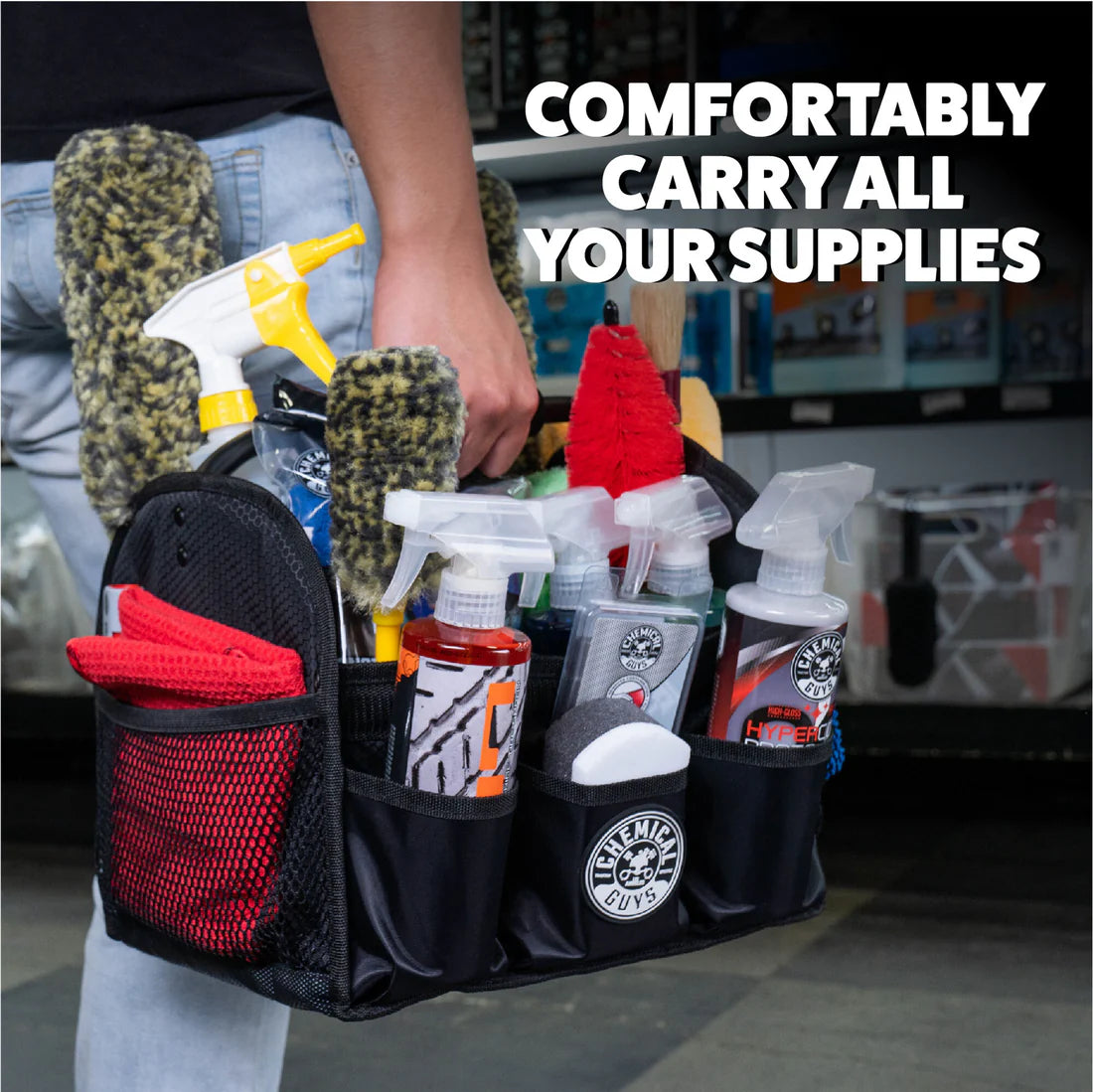 Chemical Guys Quick Load Carrying Caddy & Storage Organiser