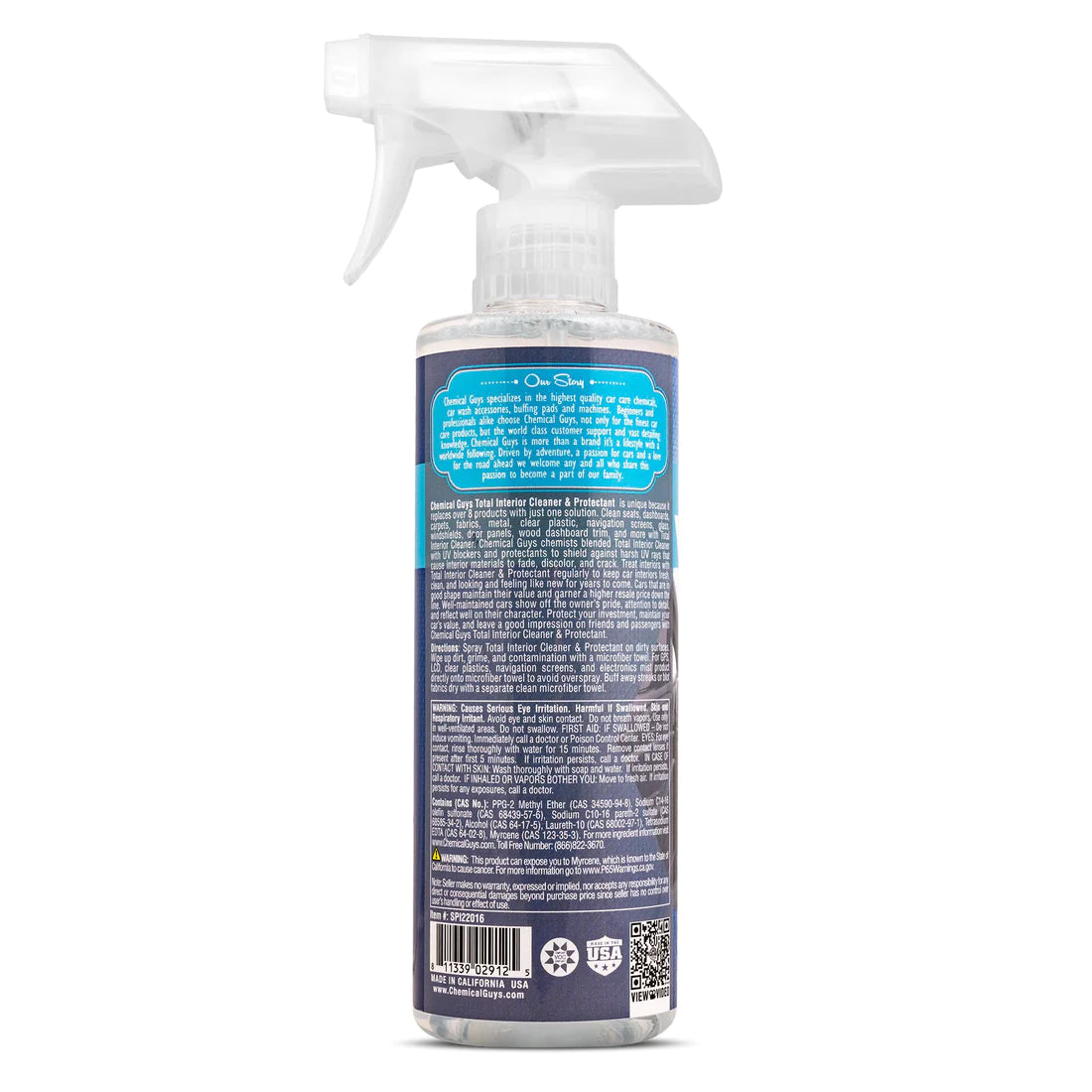 Chemical Guys Total Interior Cleaner & Protectant - 16oz