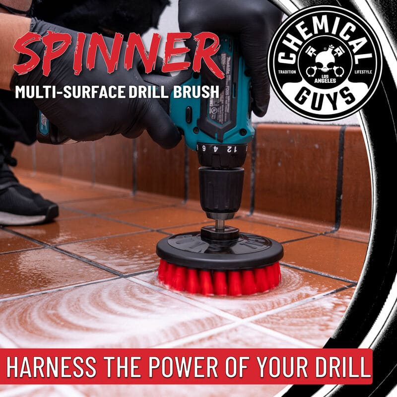 Chemical Guys Spinner Carpet Drill Brush - Heavy Duty