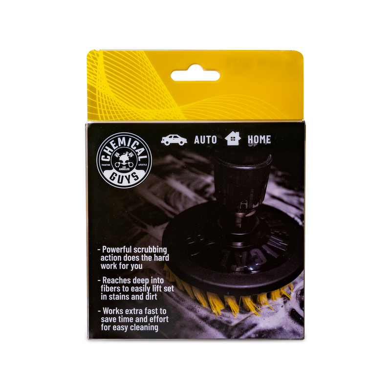 Chemical Guys Spinner Carpet Drill Brush - Medium Duty