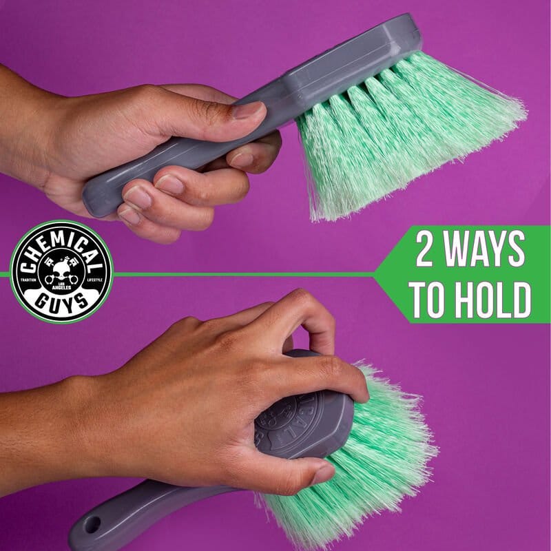 Chemical Guys Wheelie All Exterior Surface and Wheel Brush - Lime