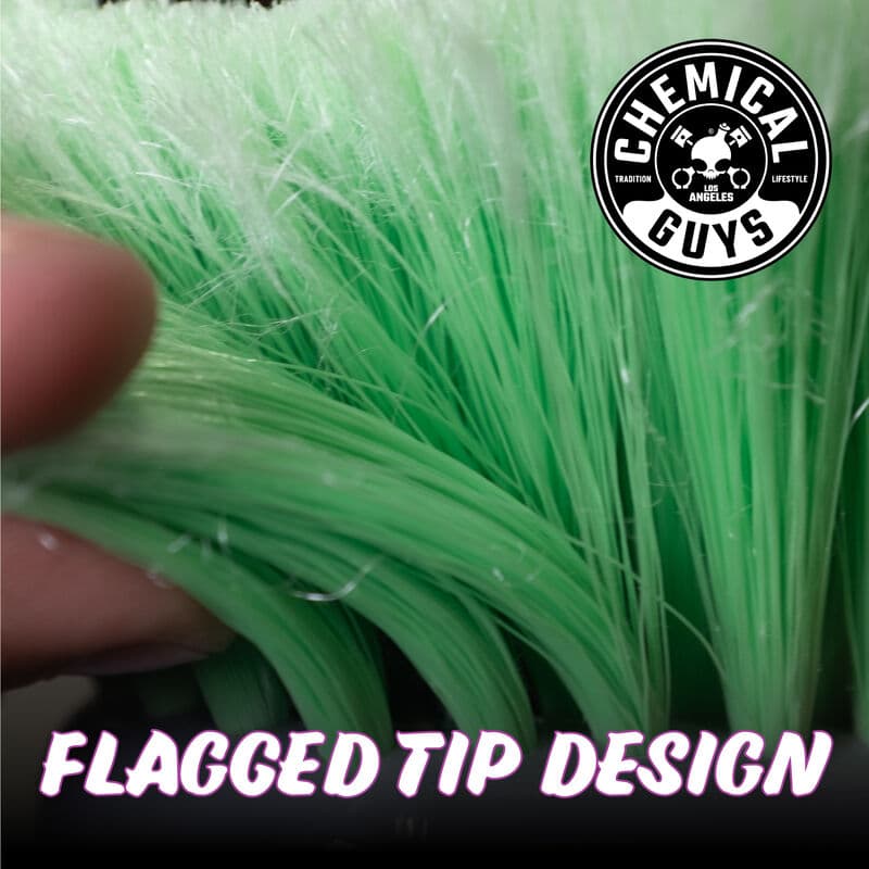 Chemical Guys Wheelie All Exterior Surface and Wheel Brush - Lime