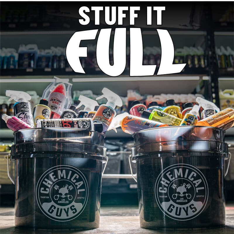 Chemical Guys Heavy Duty Detailing Bucket - Smoked Obsidian Black