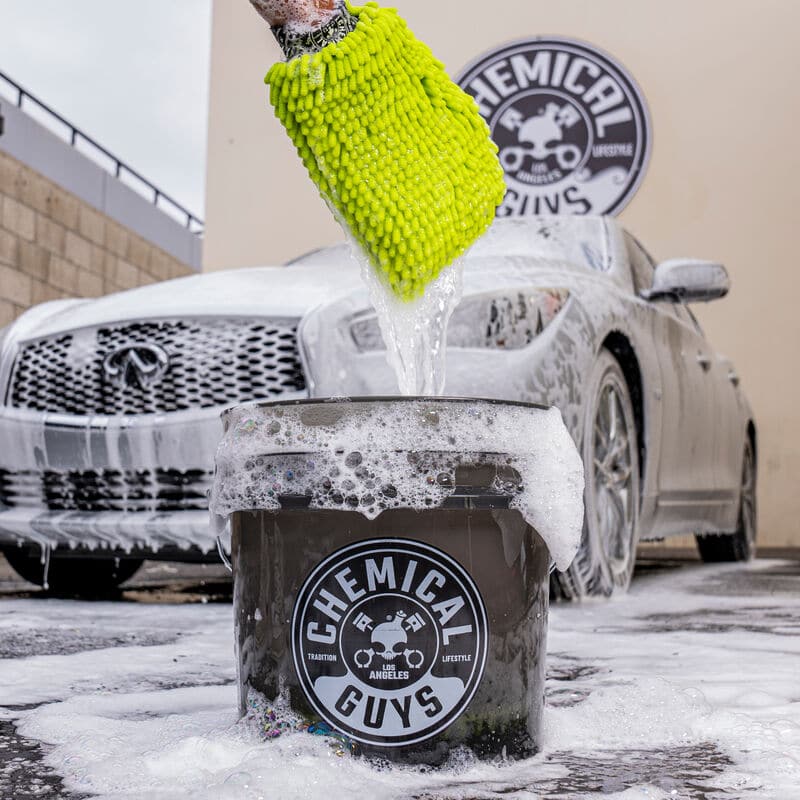 Chemical Guys Heavy Duty Detailing Bucket - Smoked Obsidian Black