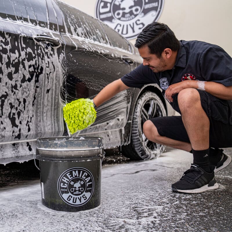 Chemical Guys Heavy Duty Detailing Bucket - Smoked Obsidian Black