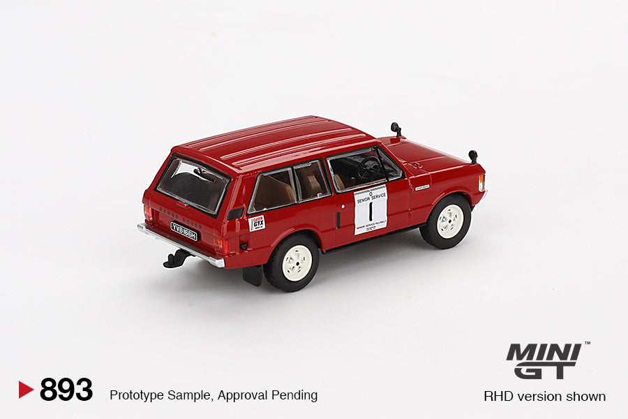 Mini GT Range Rover 1971 International Hill Rally Winner RHD 1:64 - MGT00893-R