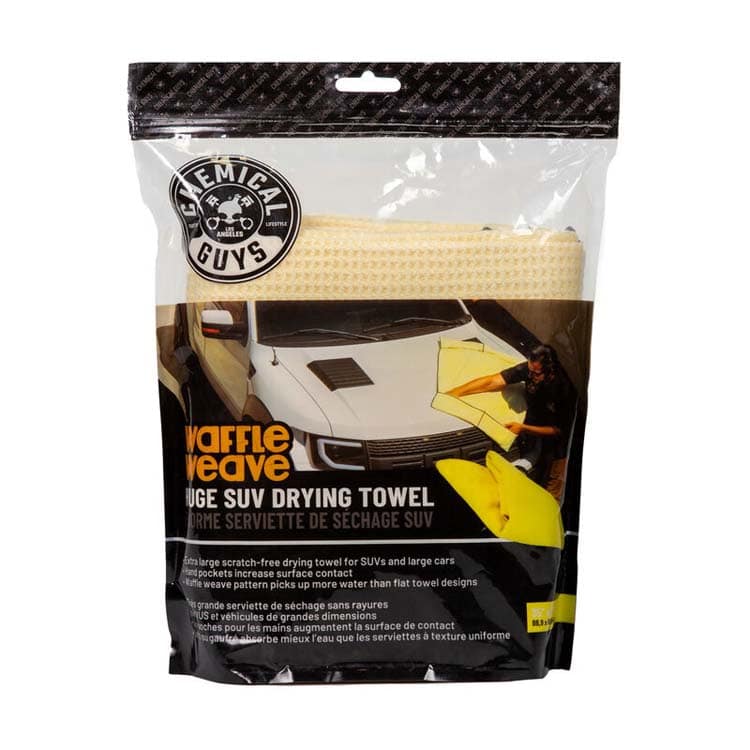Chemical Guys Waffle Weave SUV Microfibre Drying Towel 35" x 26"