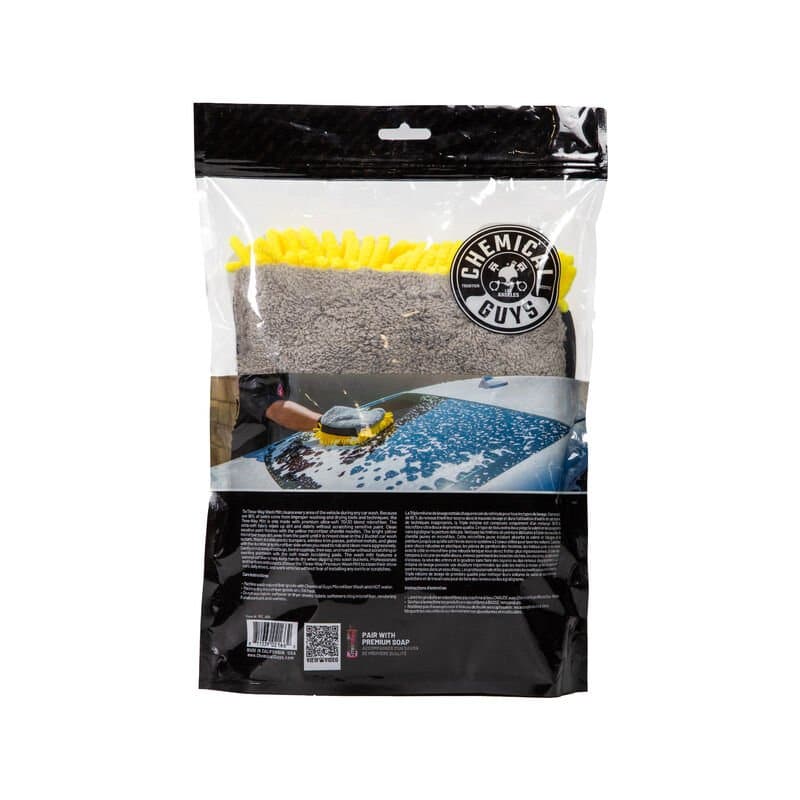 Chemical Guys Three Way Premium Microfibre Wash Mitt