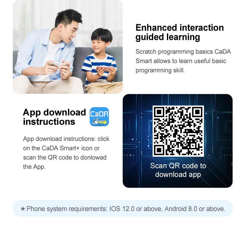 CaDA Lotus Evija Sports Car - RC Dual Mode Control - 1:20 308 Pieces Brick Model Kit C51071W