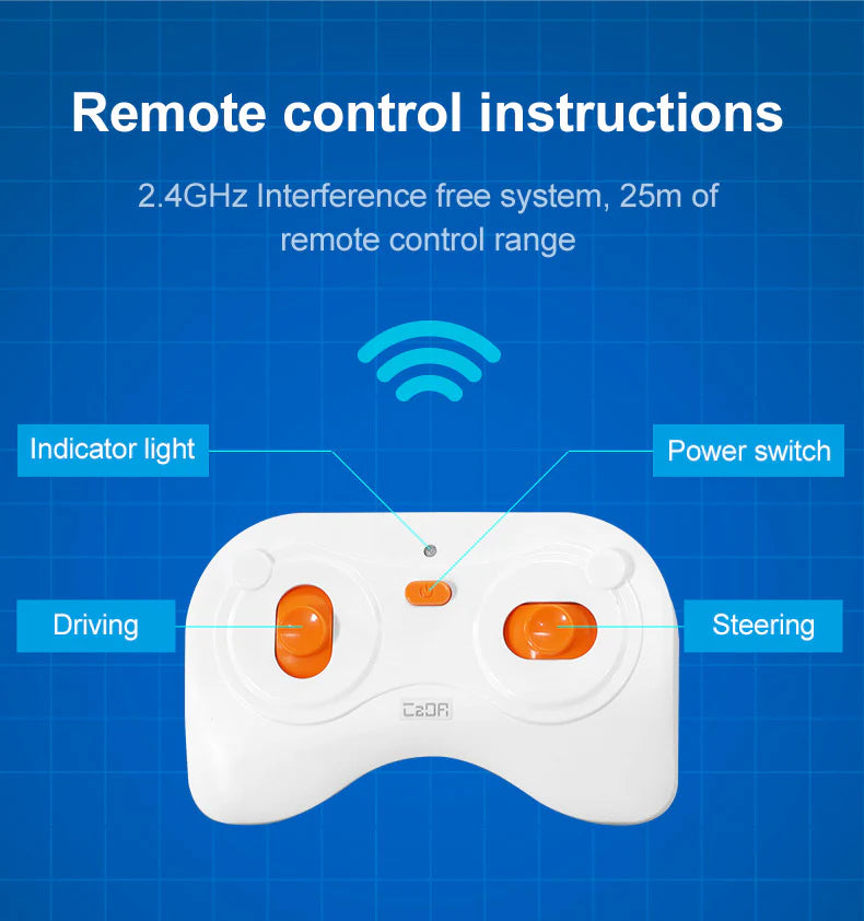 CaDA Lotus Evija Sports Car - RC Dual Mode Control - 1:20 308 Pieces Brick Model Kit C51071W