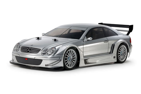 Tamiya RC Mercedes Benz CLK AMG Racing Version 2002 - Silver Painted Body Limited Edition - TT-02 - Item #47493