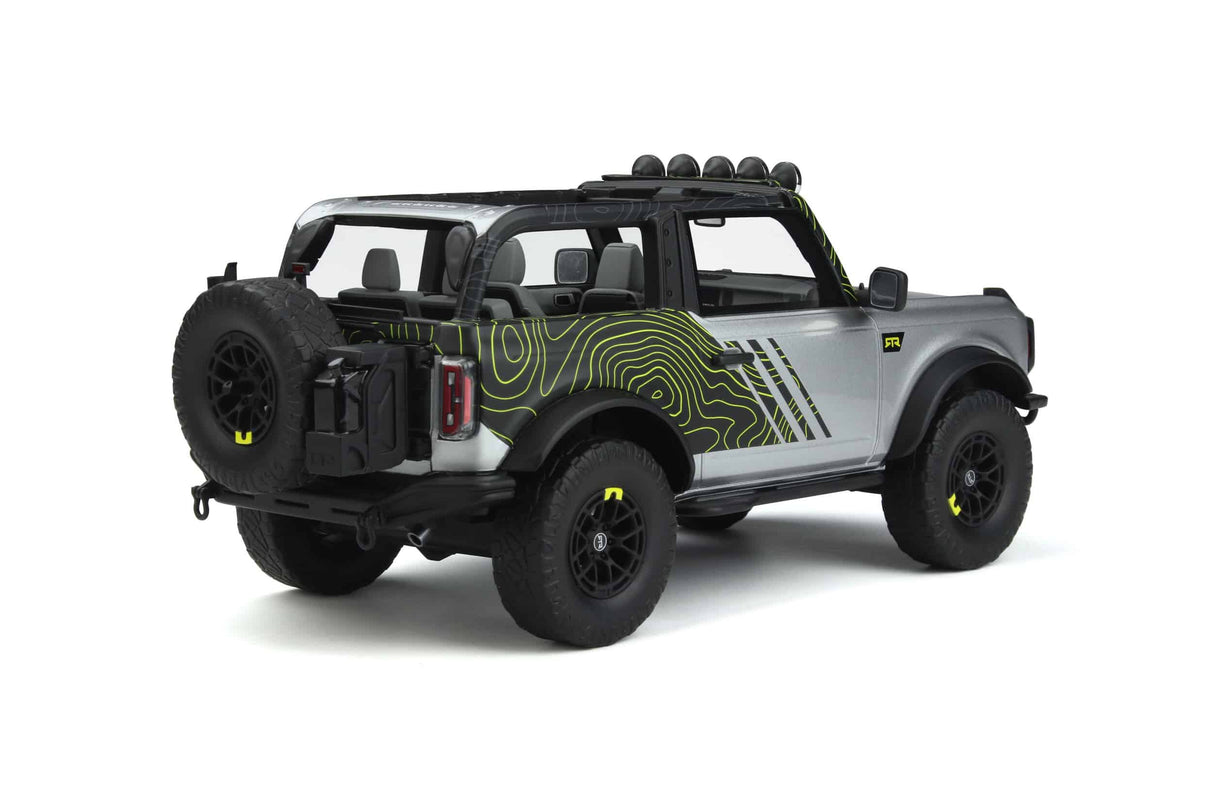 GT Spirit Ford Bronco by RTR Iconic Silver 2022 1:18 - GT404