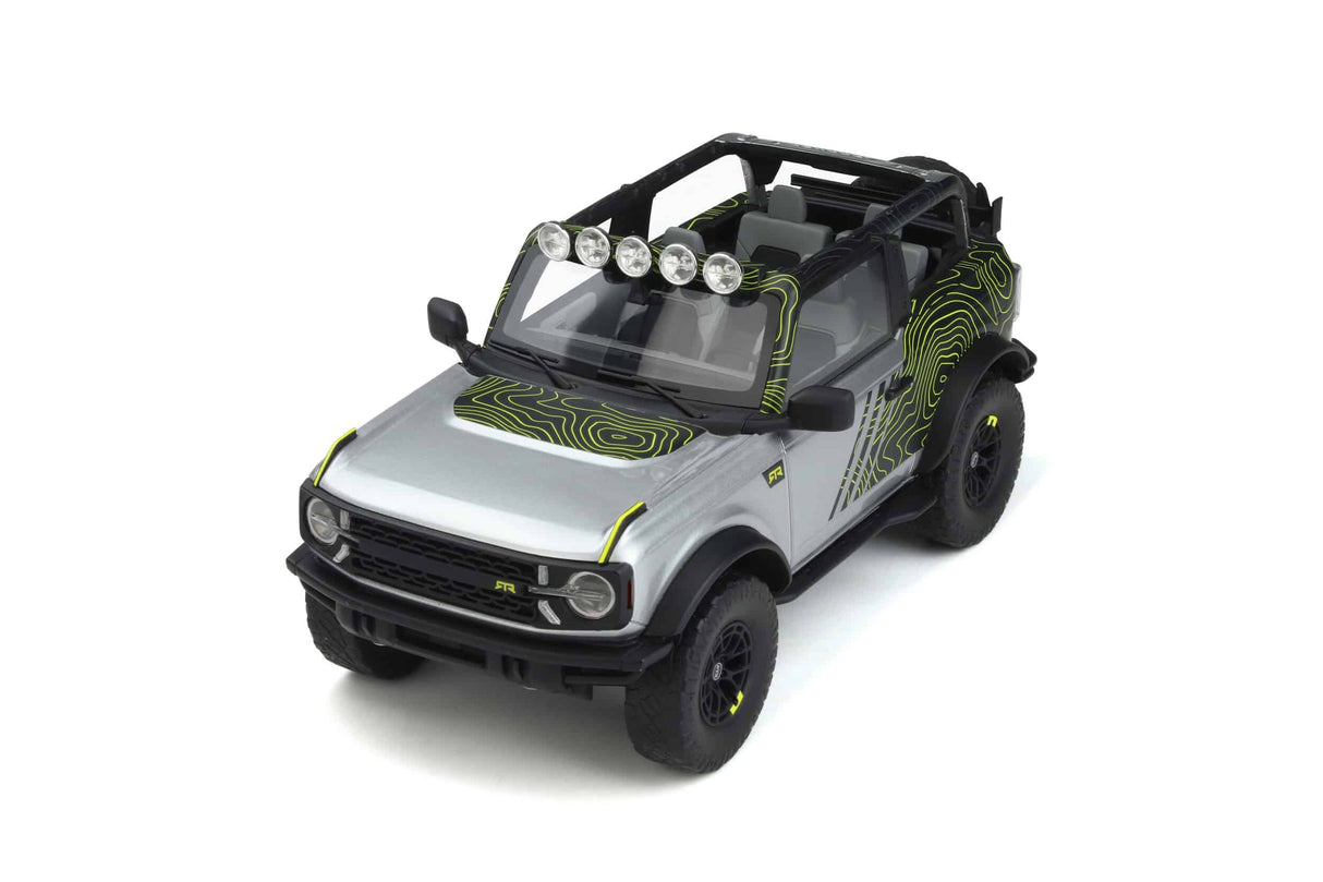 GT Spirit Ford Bronco by RTR Iconic Silver 2022 1:18 - GT404