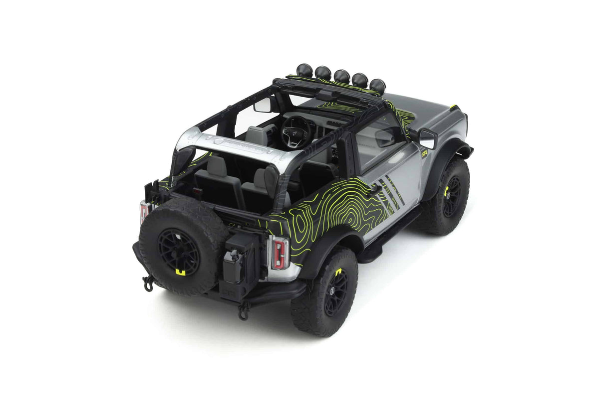 GT Spirit Ford Bronco by RTR Iconic Silver 2022 1:18 - GT404