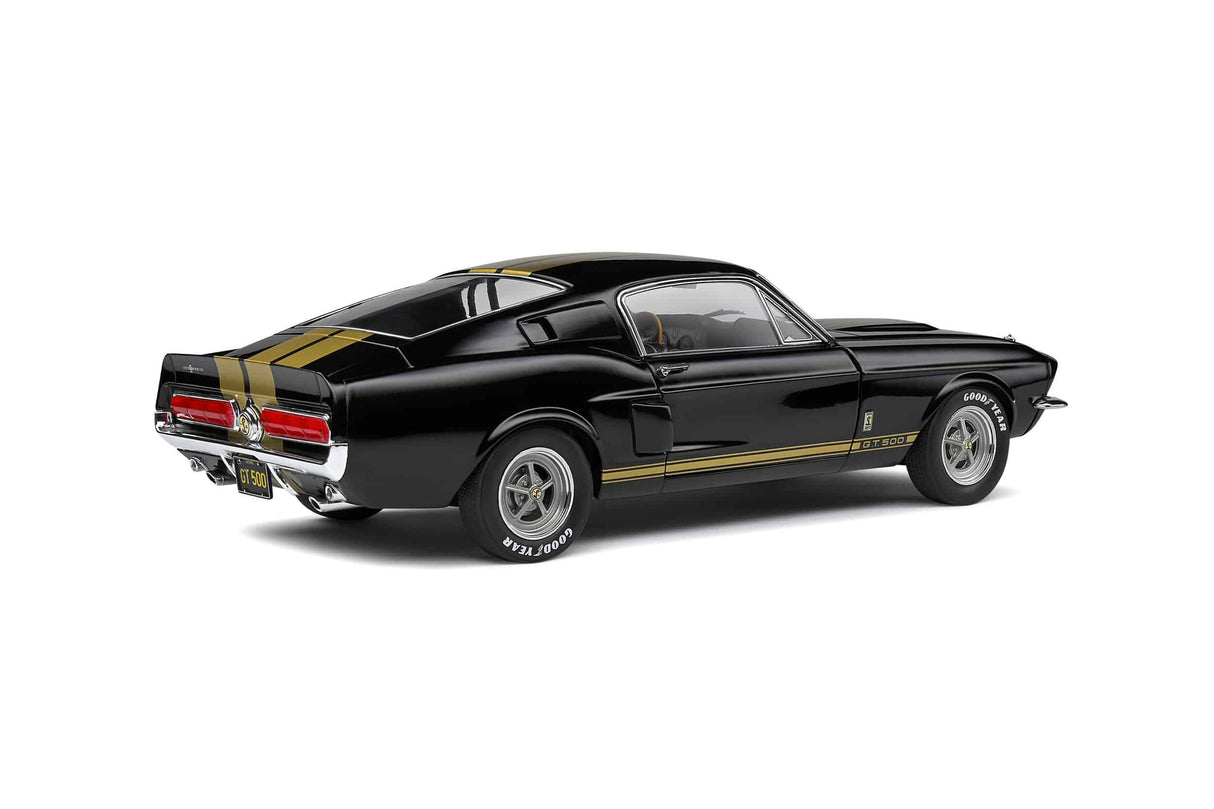 Solido Shelby GT500 Black w/ Gold Stripes 1967 1:18 S1802908