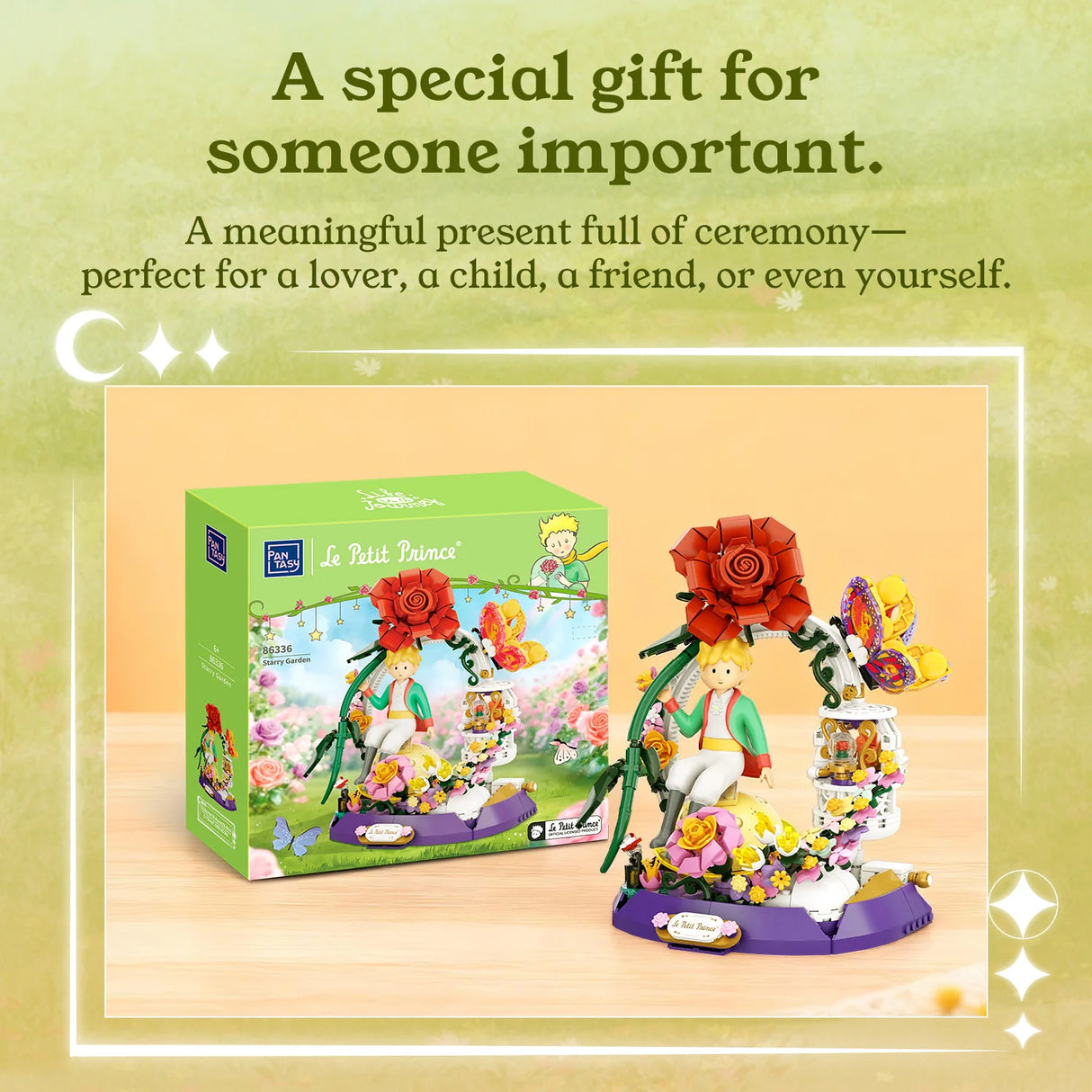 Pantasy Le Petit Prince™ Starry Garden 300 pcs Brick Model Kit 86336