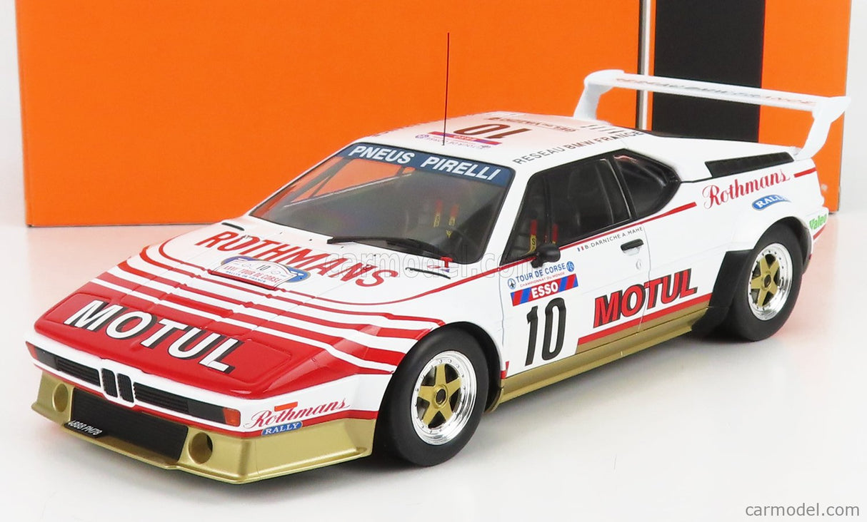 IXO BMW M1 #10 Rally WM Tour De Course 1982 Darniche & Mahe 1:18 18RMC114.22