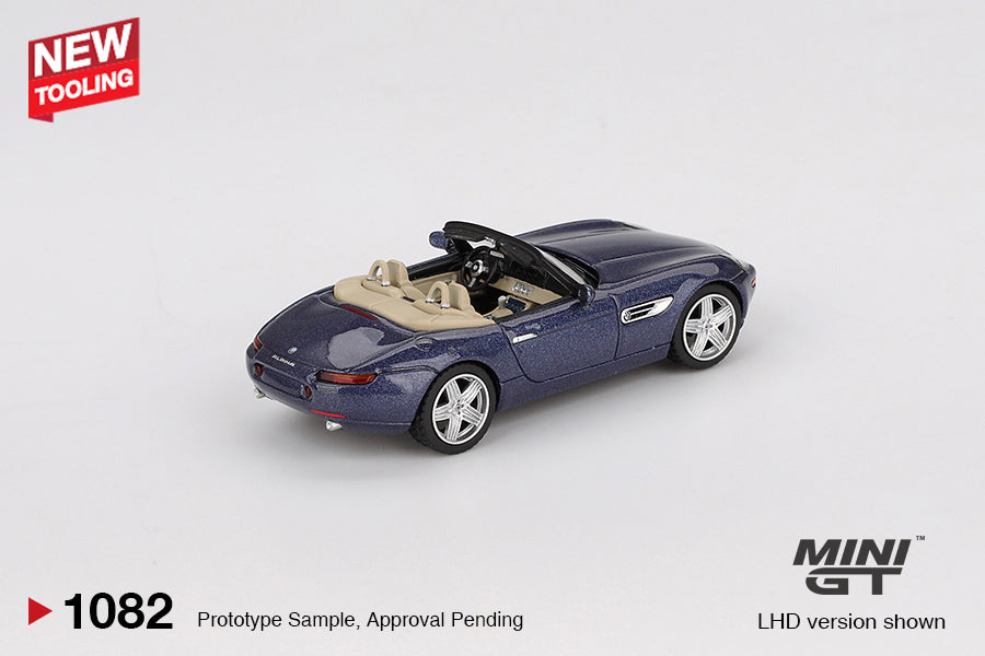Mini GT BMW Z8 Alpina Alpine Blue LHD 1:64 - MGT01082-L