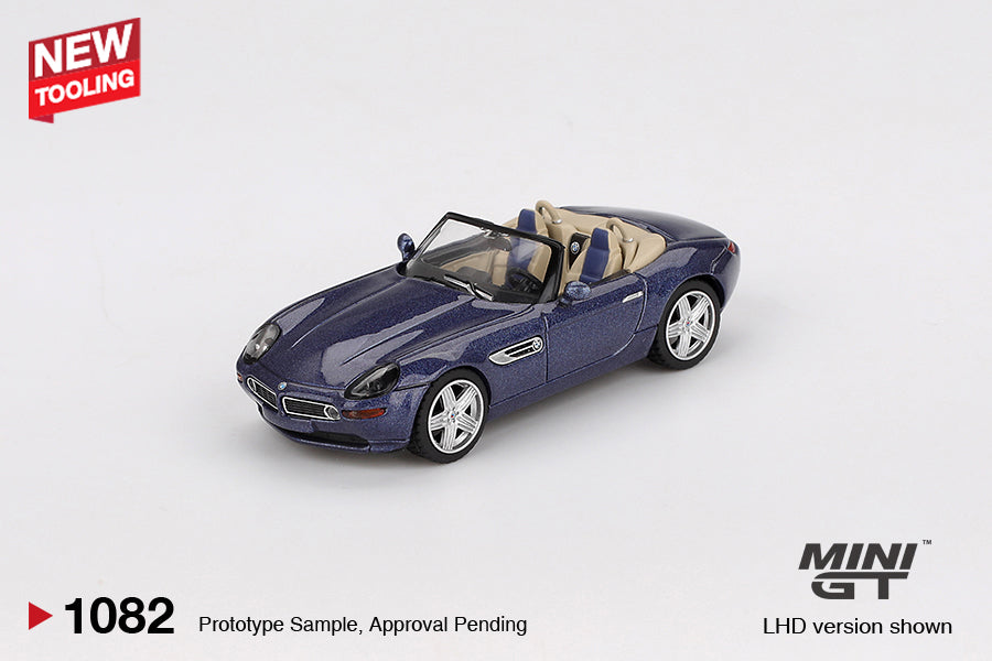 Mini GT BMW Z8 Alpina Alpine Blue LHD 1:64 - MGT01082-L