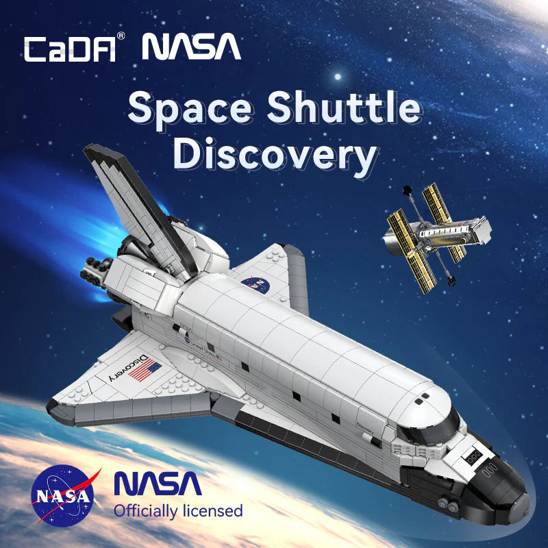 CaDA Master 1:80 NASA Space Shuttle Discovery 1827 Pieces Brick Model Kit C56052W