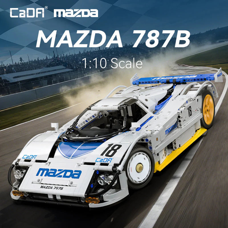 CaDA Mazda 787B Race Car 1:10 1797 Pieces Brick Model Kit C63007W