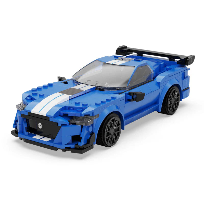 CaDA Blue Knight Sports Car - RC Dual Mode Control - 1:20 325 Pieces Brick Model Kit C51077W