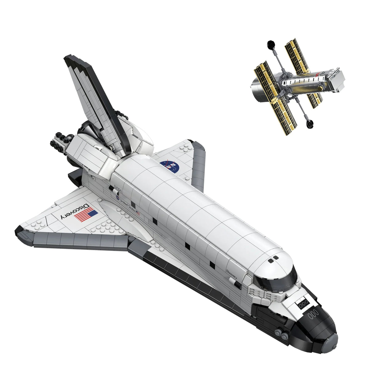 CaDA Master 1:80 NASA Space Shuttle Discovery 1827 Pieces Brick Model Kit C56052W