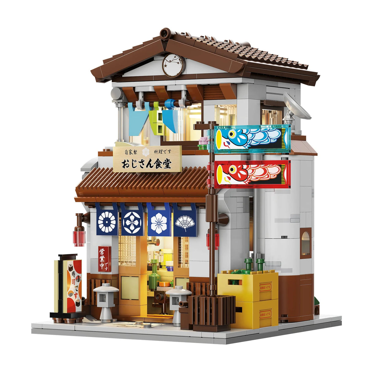 CaDA Japanese Style Canteen 861 pcs Brick Model Kit C66014W