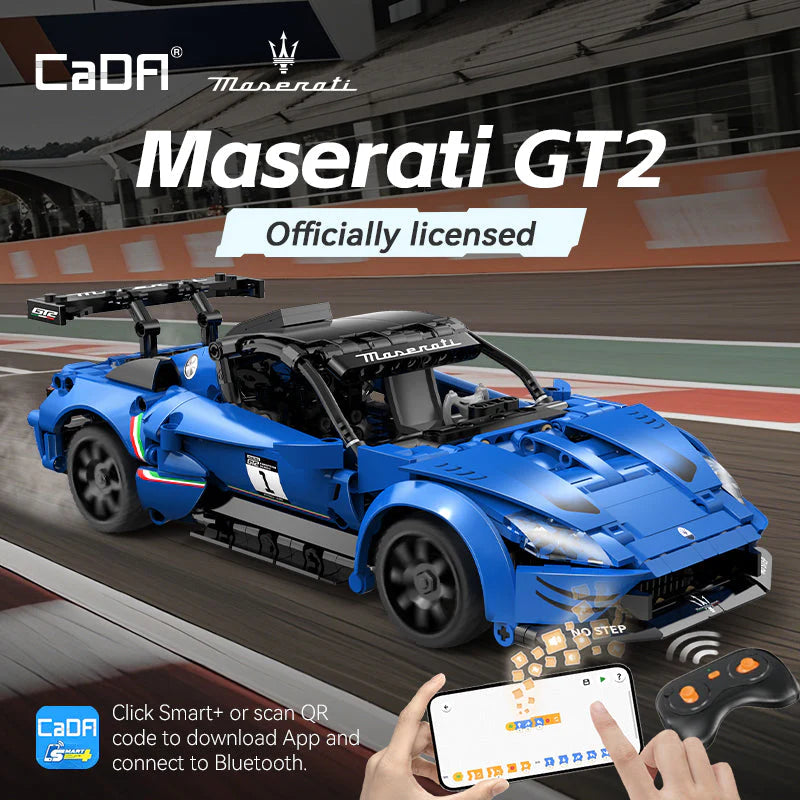 CaDA Maserati GT2 Race Car 1:14 549 Pieces Brick Model Kit C57013W