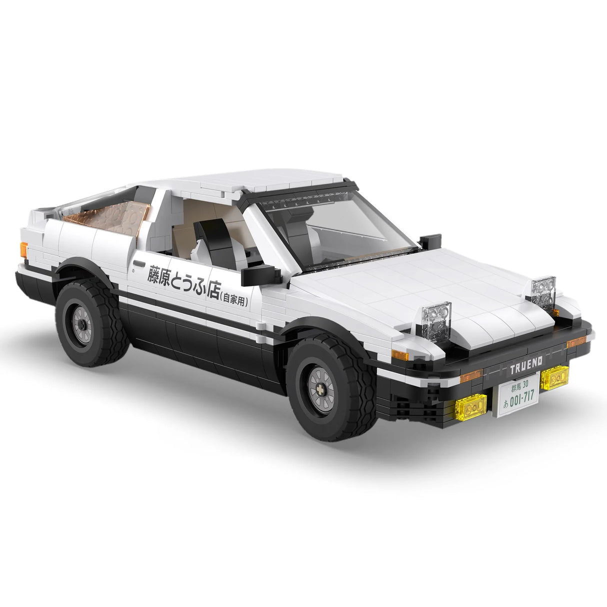 CaDA Initial D 1:12 Toyota AE86 Trueno 1324 Pieces Brick Model Kit C61024W
