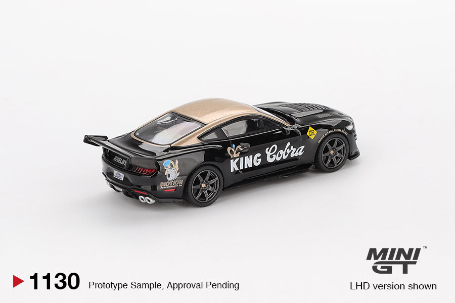 Mini GT Shelby GT500 Dragon Snake Concept Black/Gold LHD 1:64 - MGT01130-L