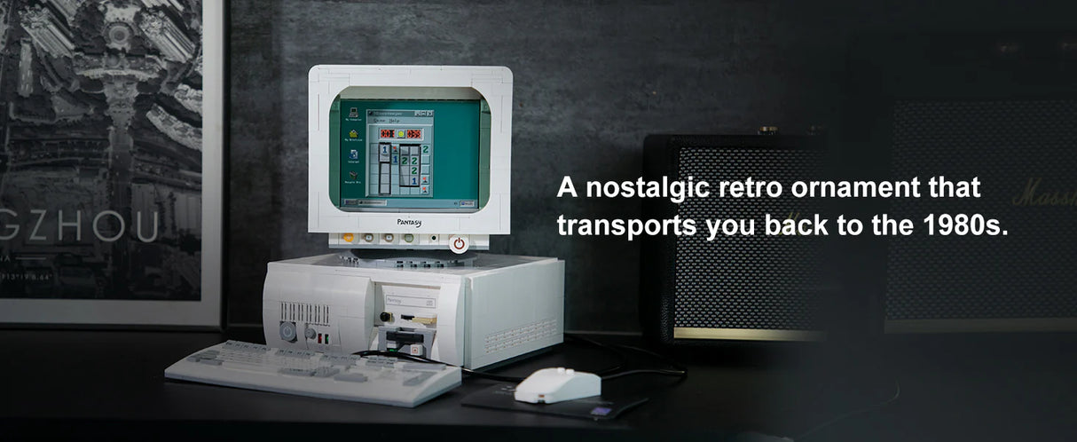 Pantasy Retro 90's Desktop PC - IBM PC330 - 1634 pcs Brick Model Kit 85005