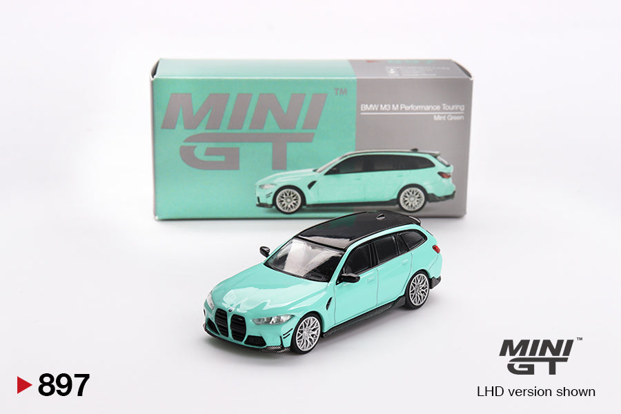 Mini GT BMW M3 M Performance Touring Mint Green RHD 1:64 - MGT00897-R