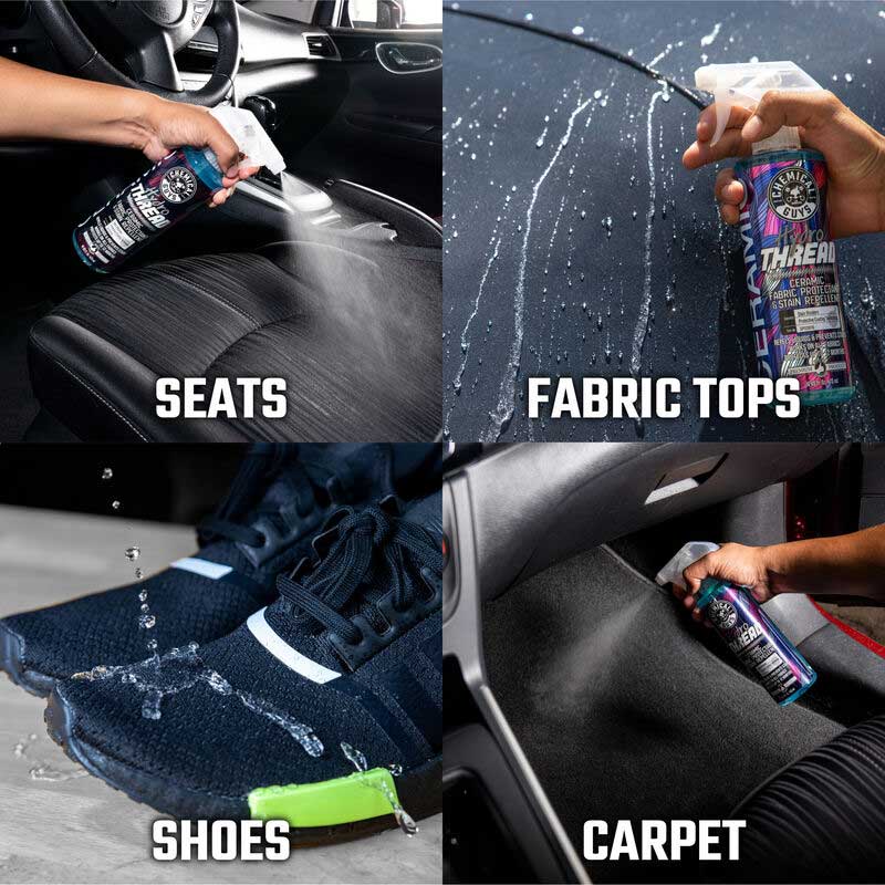 Chemical Guys Hydro Thread Ceramic Fabric Protectant and Stain Repellant - 16oz