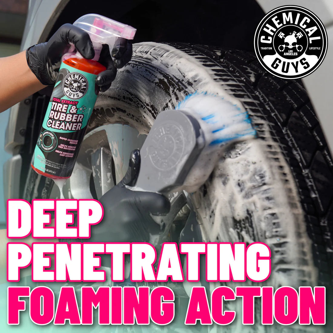 Chemical Guys Total Extract Tire and Rubber Cleaner - 16oz