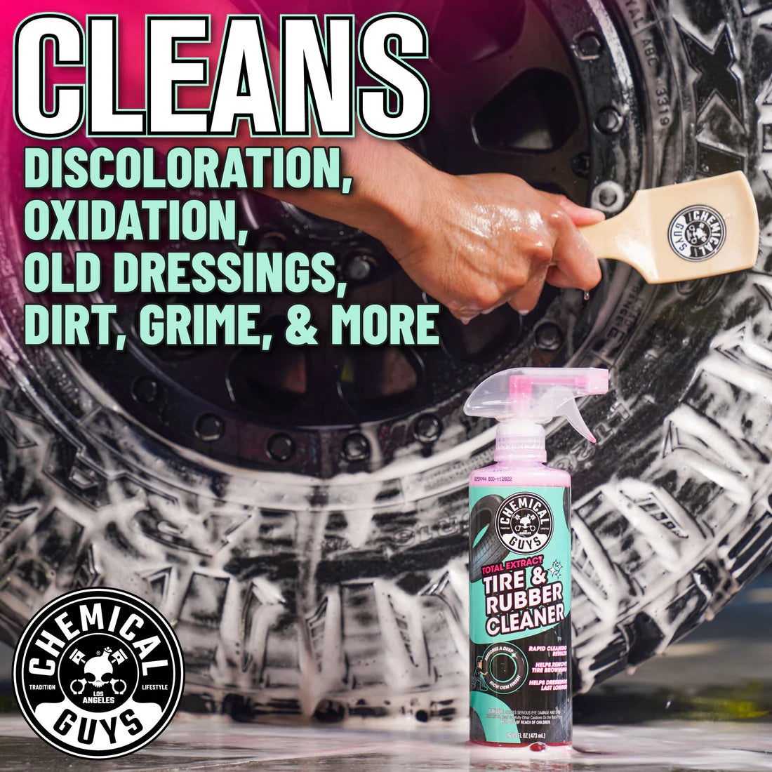 Chemical Guys Total Extract Tire and Rubber Cleaner - 16oz