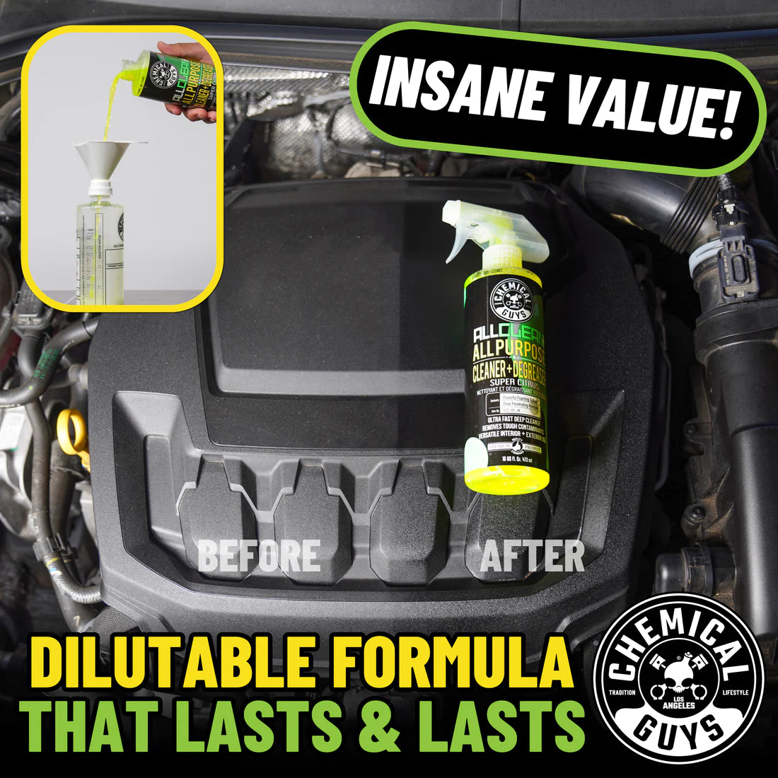 Chemical Guys All Clean+ Citrus Based All Purpose Super Cleaner