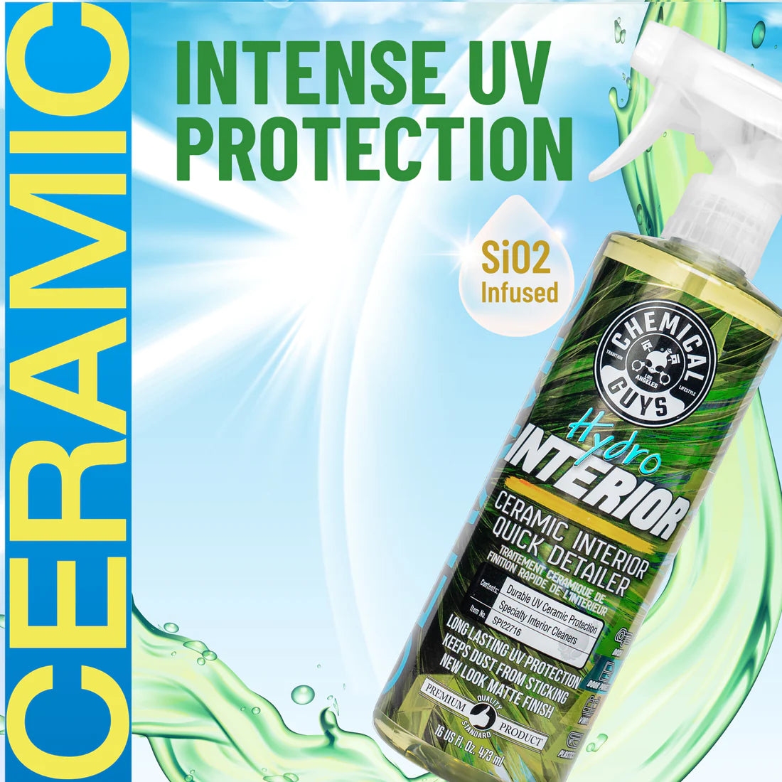 Chemical Guys Hydro Interior Ceramic Interior Quick Detailer - 16oz