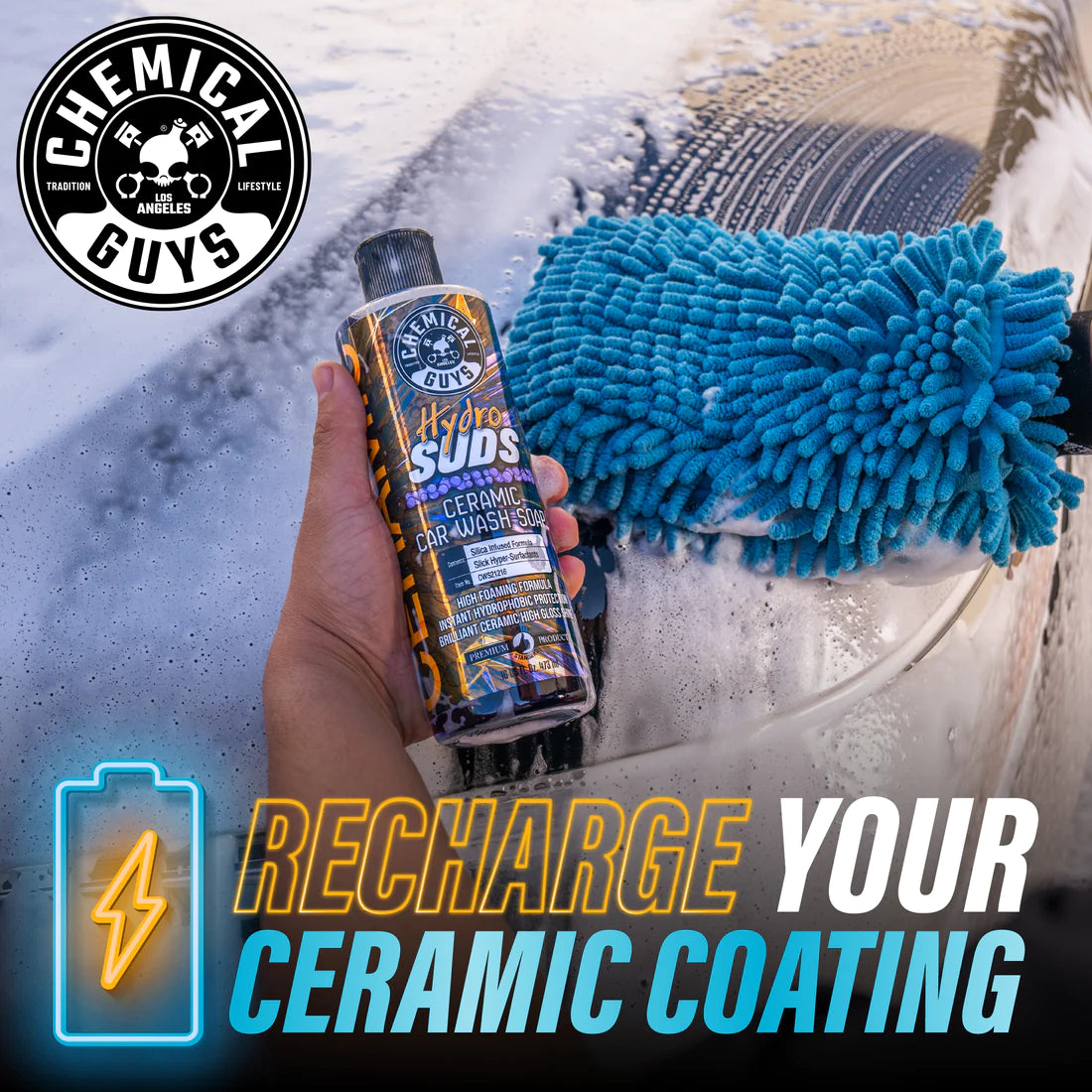 Chemical Guys Hydro Suds Ceramic Car Wash Soap - 16oz