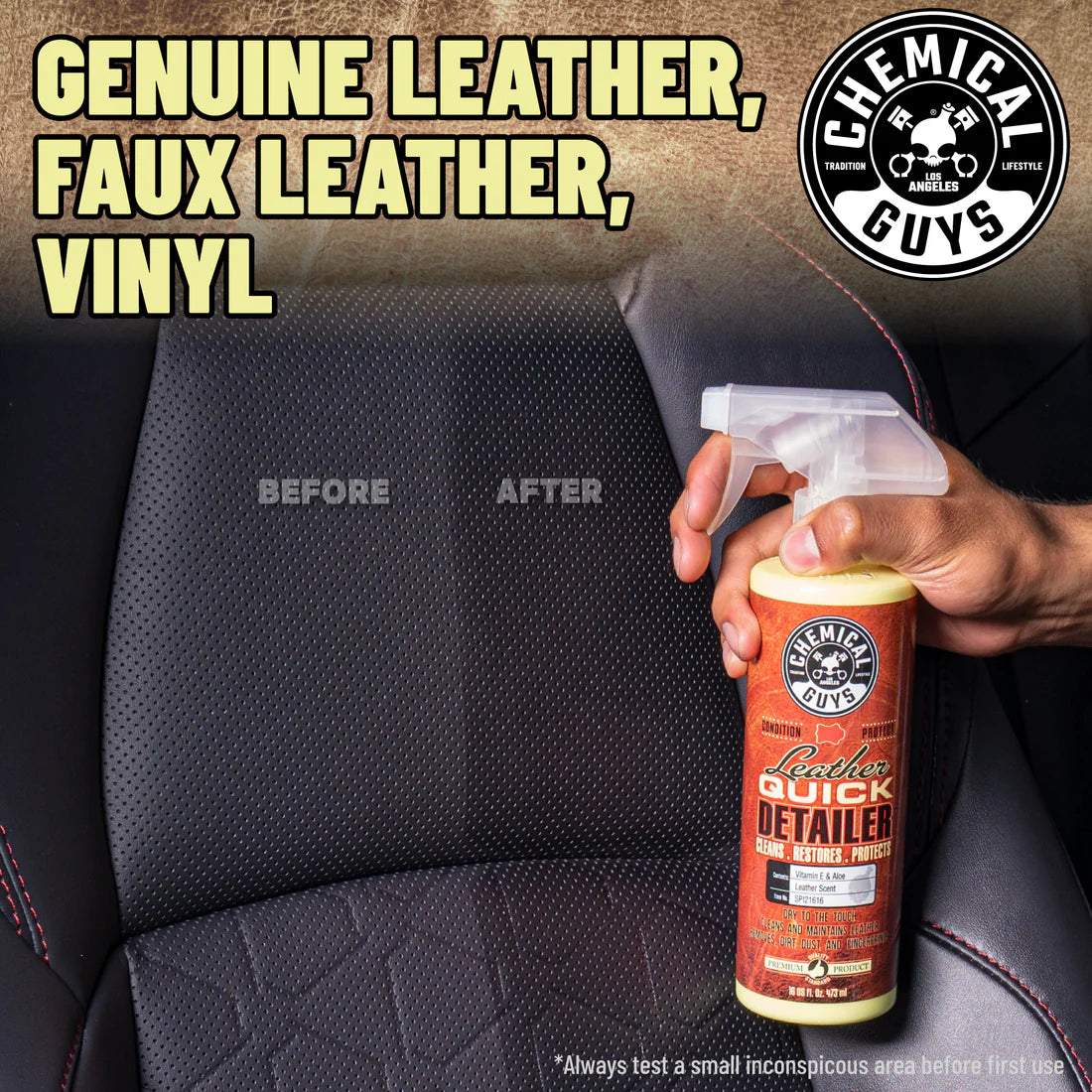 Chemical Guys Leather Quick Detailer - 16oz
